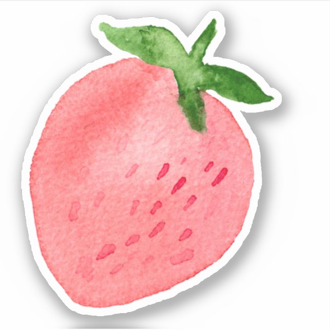 Strawberry sticker vinyl (Front)