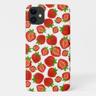Strawberry Strawberries Red Pattern iPhone 11 Case