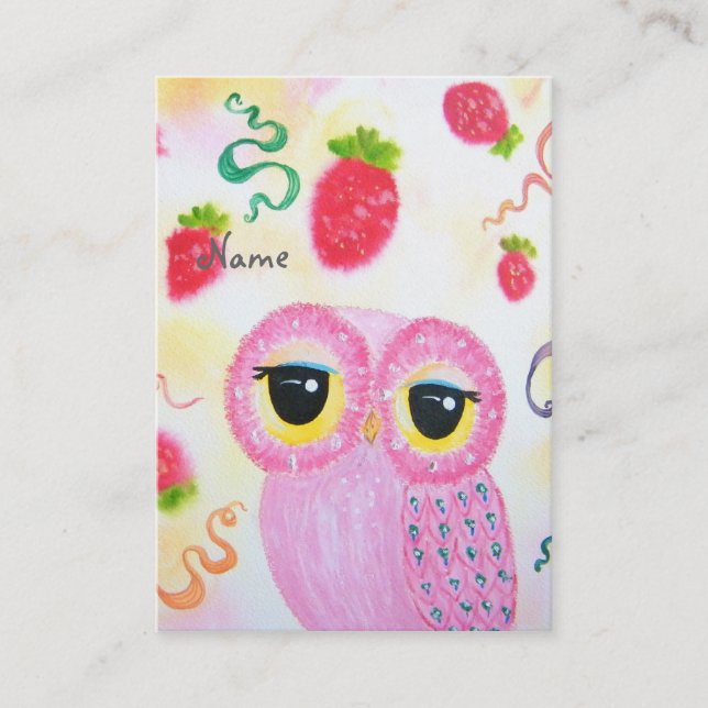 Strawberry Strawberry Business Card (Front)