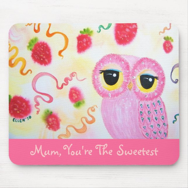 Strawberry Strawberry Mother's Day Mouse Mat (Front)