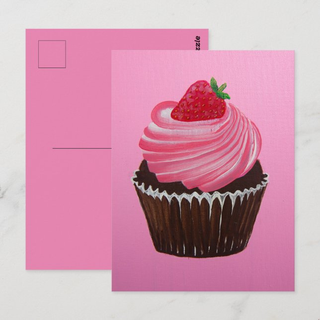 Strawberry Sugar  Postcard (Front/Back)