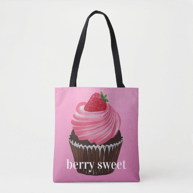 Strawberry Sugar Sweet Tote Bag (Front)
