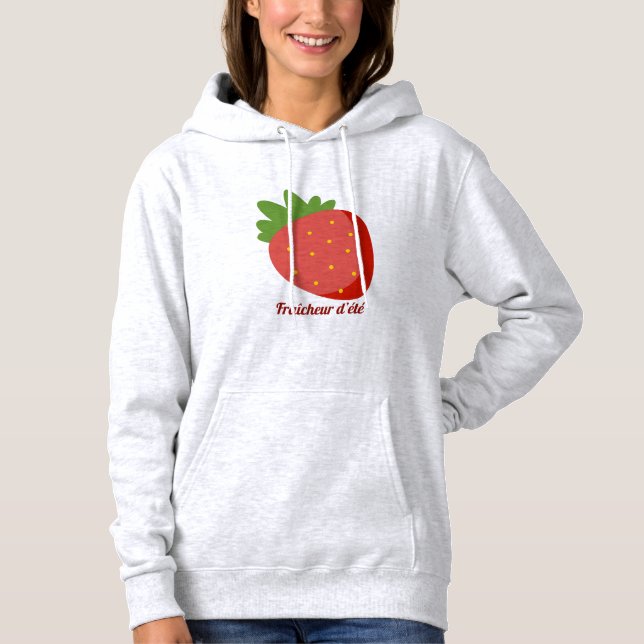 Strawberry Summer Freshness Hoodie (Front)