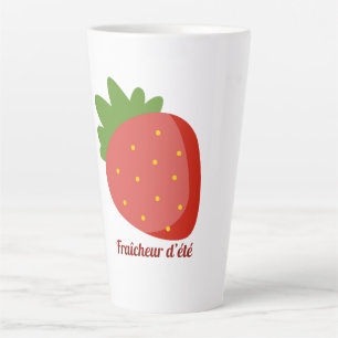 Strawberry Summer Freshness Latte Mug