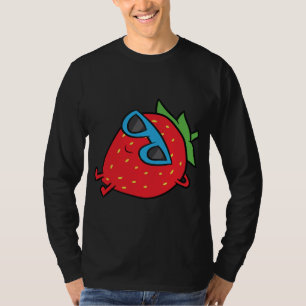 Strawberry Summer Fruit Sunglasses Strawberry T-Shirt