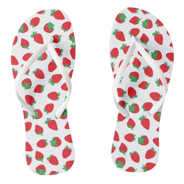 Strawberry Surprise Flip Flops (Footbed)