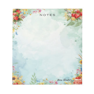 Strawberry Sweet Treat Blank Notepad
