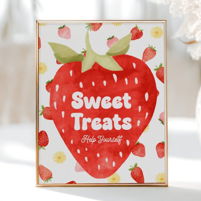 Strawberry Sweet Treats Sign (Creator Uploaded)
