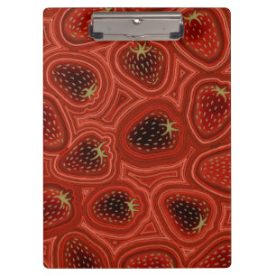 Strawberry swirl Spiral Clipboard