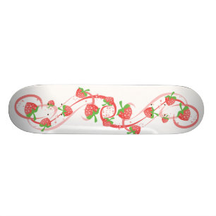 Strawberry Swirls Forever Skateboard