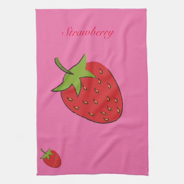 Strawberry Tea Towel (Vertical)