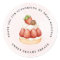 Strawberry Thank You Business Sticker