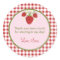 Strawberry Theme Favour Sticker
