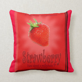 Strawberry themed pillow