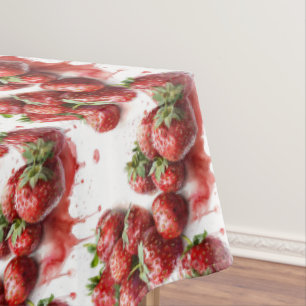 Strawberry Themed Tabelcloth Home Decor Tablecloth