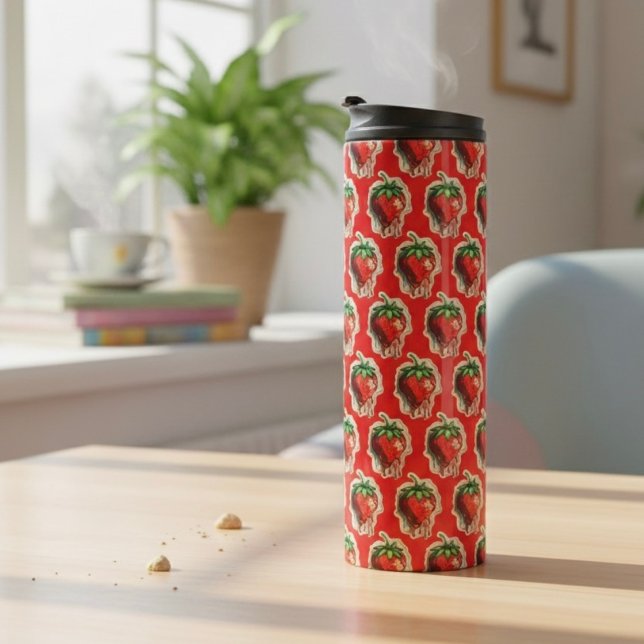 Strawberry Thermal Tumbler (Creator Uploaded)