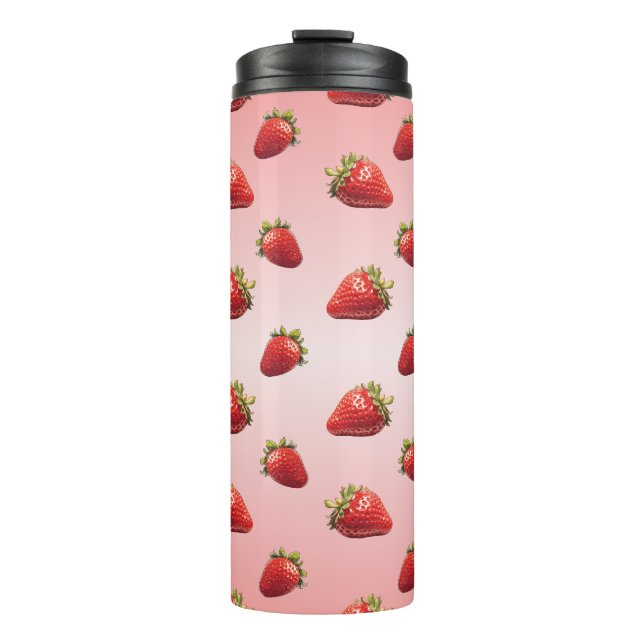 Strawberry Thermal Tumbler (Front)