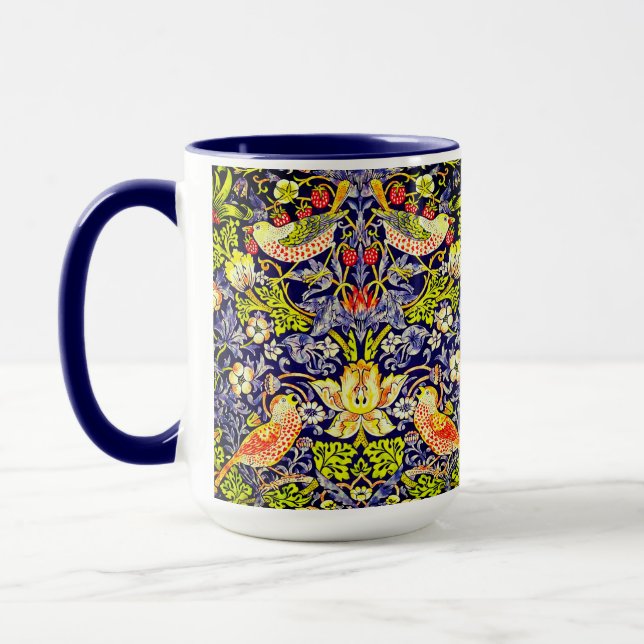 Strawberry Thief Birds William Morris Mug (Left)