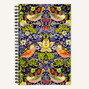 Strawberry Thief Birds William Morris Notebook