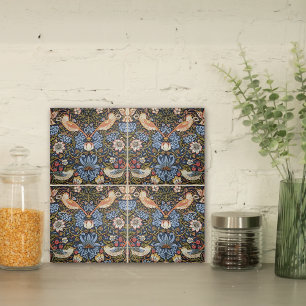 Strawberry Thief Birds William Morris Tile