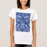 Strawberry Thief Blue Monotone, William Morris