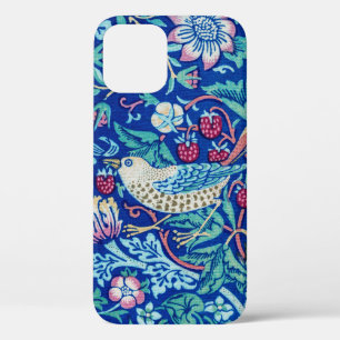Strawberry Thief Blue, William Morris iPhone 12 Case