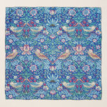 Strawberry Thief Blue, William Morris Scarf<br><div class="desc">William Morris (24 March 1834 – 3 October 1896) was a British textile designer, poet, novelist, translator, and socialist activist associated with the British Arts and Crafts Movement. He was a major contributor to the revival of traditional British textile arts and methods of production. His literary contributions helped to establish...</div>