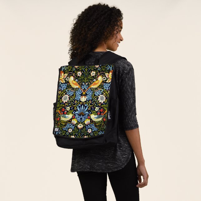 Strawberry Thief by William Morris Backpack (Worn)