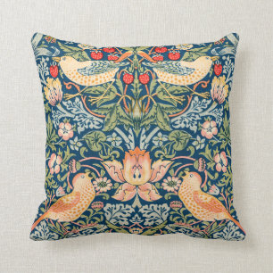 Strawberry Thief (by William Morris) Cushion