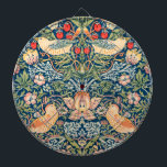 Strawberry Thief (by William Morris) Dartboard<br><div class="desc">This design is based on a pattern created by British designer William Morris (1834–1896), who is especially well known and regarded for his association with the Arts and Crafts Movement. Strawberry Thief is one of William Morris' most popular repeating designs for textiles. The pattern takes as its subject the thrush...</div>
