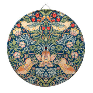 Strawberry Thief (by William Morris) Dartboard