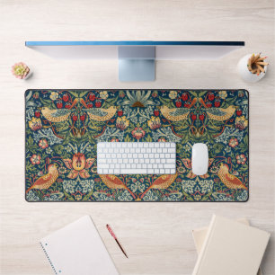 Strawberry Thief by William Morris Desk Mat