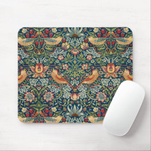 Strawberry Thief by William Morris Mouse Mat