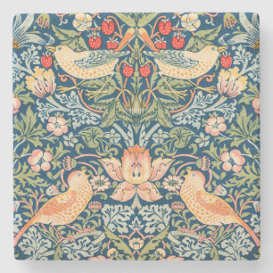 Strawberry Thief (by William Morris) Stone Coaster