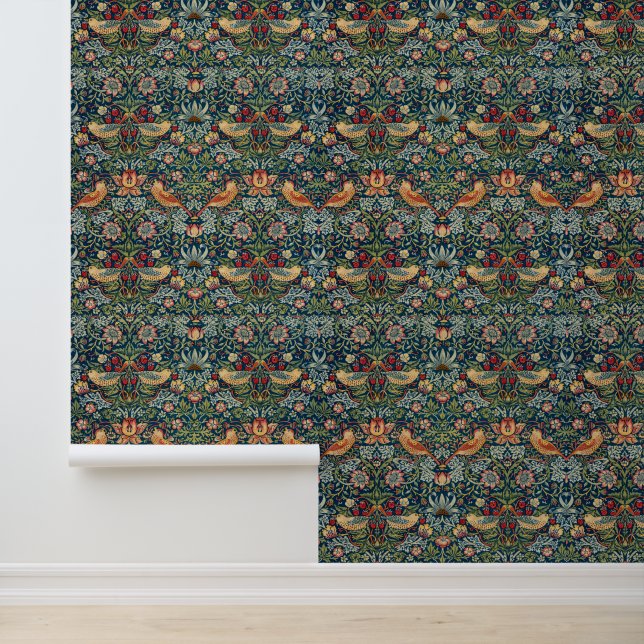 Strawberry Thief by William Morris Wallpaper (Application)