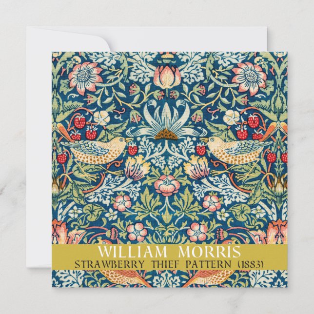 Strawberry thief - Design of William Morris (Front)
