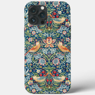 Strawberry thief - Design of William Morris iPhone 13 Pro Max Case