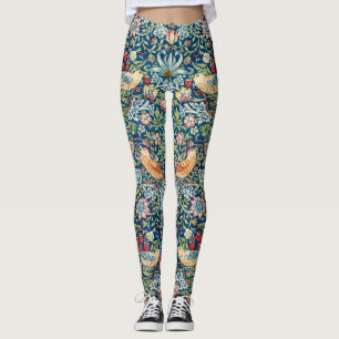 Strawberry thief - Design of William Morris Leggings