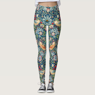 Strawberry thief - Design of William Morris Leggings