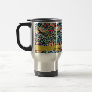 Strawberry thief - Design of William Morris  Travel Mug