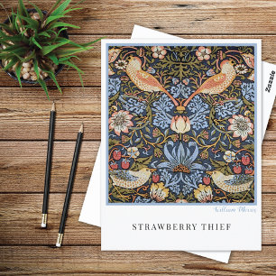 Strawberry Thief Design William Morris Postcard