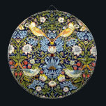Strawberry Thief, famous pattern, Dartboard<br><div class="desc">William Morris: Strawberry Thief, popular vintage design.</div>