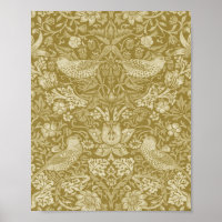 Strawberry Thief Gold, William Morris