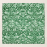 Strawberry Thief Green, William Morris Scarf<br><div class="desc">William Morris (24 March 1834 – 3 October 1896) was a British textile designer, poet, novelist, translator, and socialist activist associated with the British Arts and Crafts Movement. He was a major contributor to the revival of traditional British textile arts and methods of production. His literary contributions helped to establish...</div>