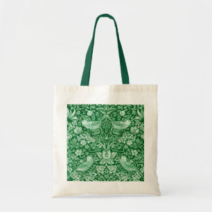 Strawberry Thief Green, William Morris Tote Bag