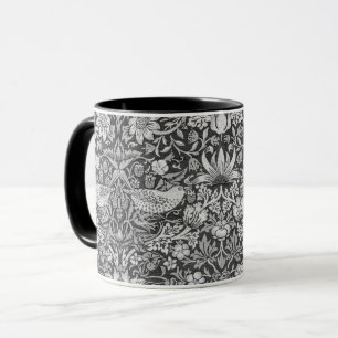 Strawberry Thief Grey, William Morris Mug