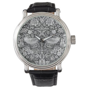 Strawberry Thief Grey, William Morris Watch