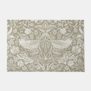 Strawberry Thief Ivory, William Morris Doormat