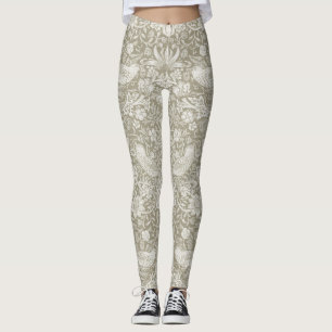 Strawberry Thief Ivory, William Morris Leggings