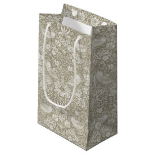 Strawberry Thief Ivory, William Morris Small Gift Bag